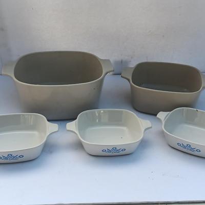 Corning ware casserole dishes