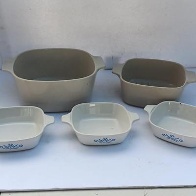 Corning ware casserole dishes