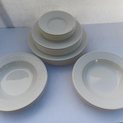 Mikasa Ultima + Super strong fine China setting for 6 HK224 CASA BLANKA - Chip resistant
