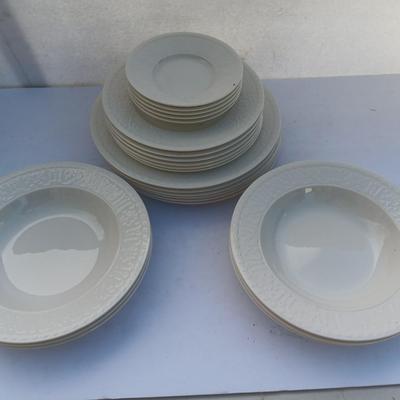 Mikasa Ultima + Super strong fine China setting for 6 HK224 CASA BLANKA - Chip resistant