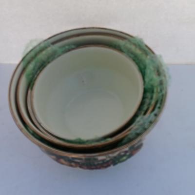Four nesting metal Bowls - Vitro Ceramic Gas - Electric - Induction