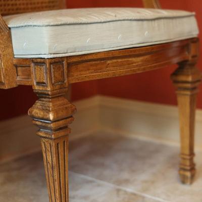 Cane Back Dining Arm Chair
