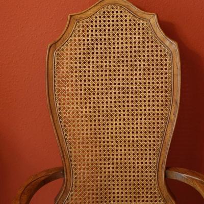 Cane Back Dining Arm Chair