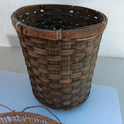 Collection of four Wicker baskets