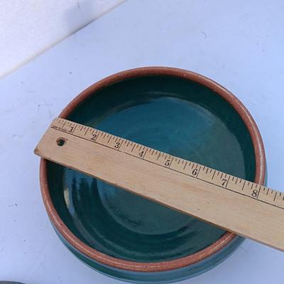 Beautiful clay Pottery Bowl with twisted handled lid