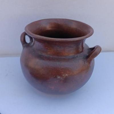 Pottery pieces - Montaage Vase with leaf deco platter and a small Hummingbird figure