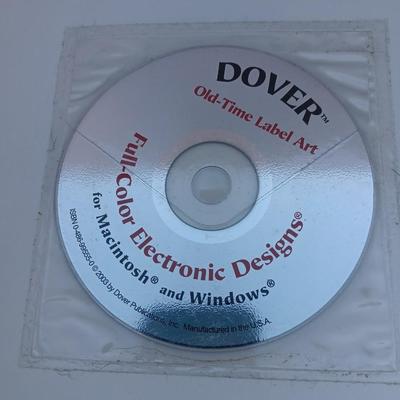 Stationary - Cards - Photo Album - Dover Old - time label art cd Rom with booklet