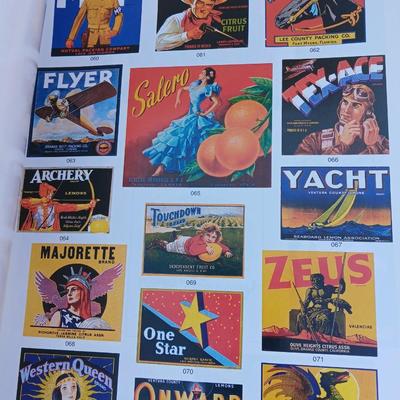 Stationary - Cards - Photo Album - Dover Old - time label art cd Rom with booklet