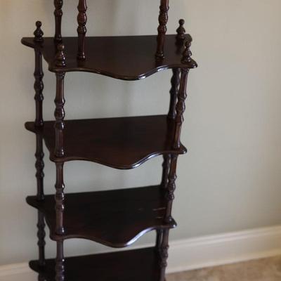 Victorian Style Carved Wood Bookshelf (See Description)