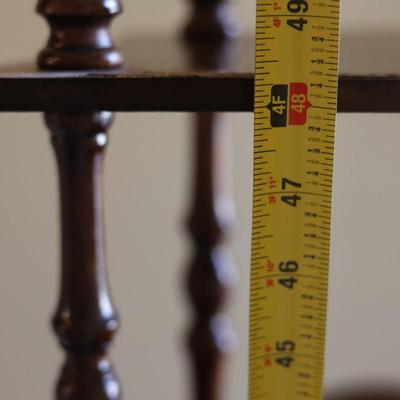 Victorian Style Carved Wood Bookshelf (See Description)