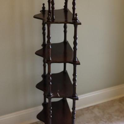 Victorian Style Carved Wood Bookshelf (See Description)