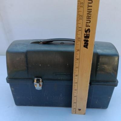 Vintage Thermos King Seeley Thermos Co. Lunch pail with a Lumi lite flashlight