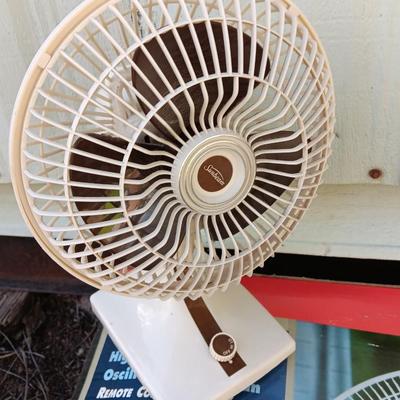 New Honeywell Fan with Sunbeam Personal Oscillating tabletop fan