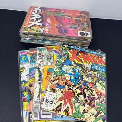 24 Vintage XMen Comics in Plastic Protectors