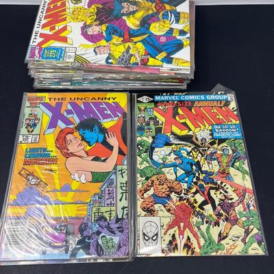 24 Vintage XMen Comics in Plastic Protectors