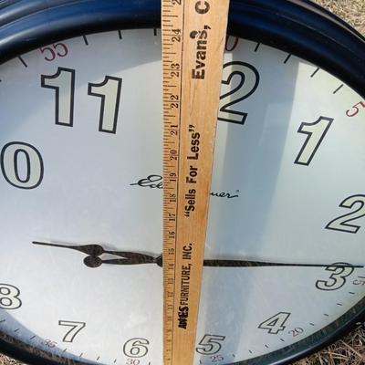 Large 26" Round Eddie Bauer Wall clock - RailRD Grand wall clock battery operated