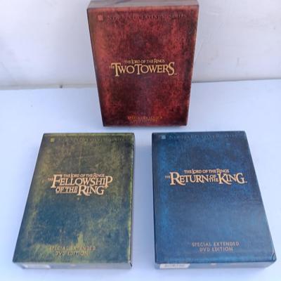 Lord Of The Rings DVD collection - Two Towers -The fellowship of the ring - Return of the King