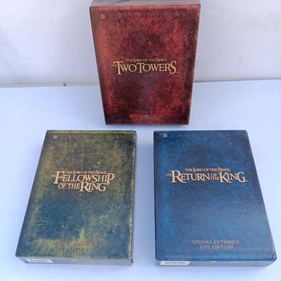 Lord Of The Rings DVD collection - Two Towers -The fellowship of the ring - Return of the King