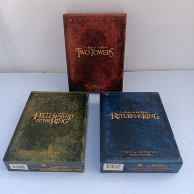 Lord Of The Rings DVD collection - Two Towers -The fellowship of the ring - Return of the King