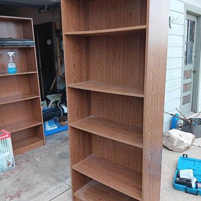 Wooden bookshelf
