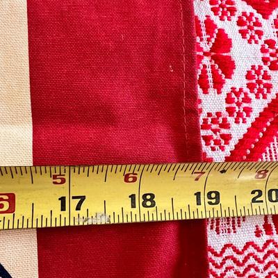 Lot Table Runner, Wall Hanging, Tea Towels