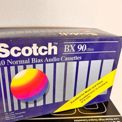 Big Lot Vintage Blank Cassette, VHS Tapes, DVDs