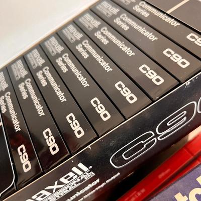 Big Lot Vintage Blank Cassette, VHS Tapes, DVDs