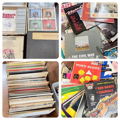 Big Lot of Obscure Mixed Genre Music - LPs, 45's, Cassettes