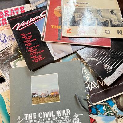 Big Lot of Obscure Mixed Genre Music - LPs, 45's, Cassettes