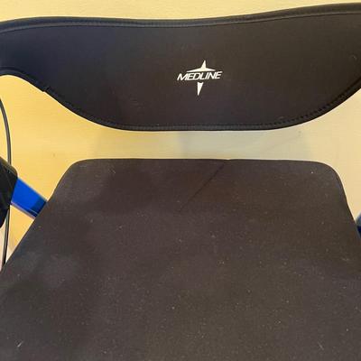 Medline Empower Rollator w 8in Wheels Blue