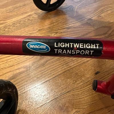 Invacare Aluminum Lightweight Transport Chair