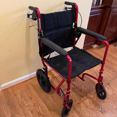 Invacare Aluminum Lightweight Transport Chair