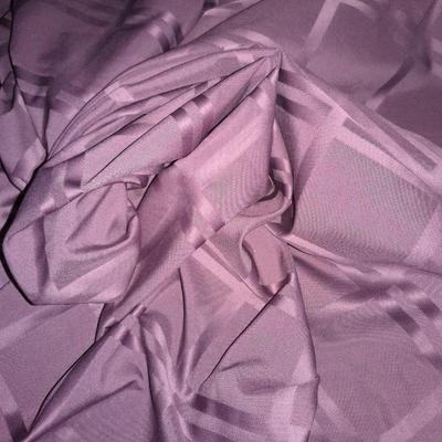 Purple tablecloth
