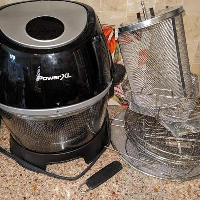 Power XL 10qt multi cooker Glass Air Fryer/Rotisserie/Roaster/Dehydrator/Etc.