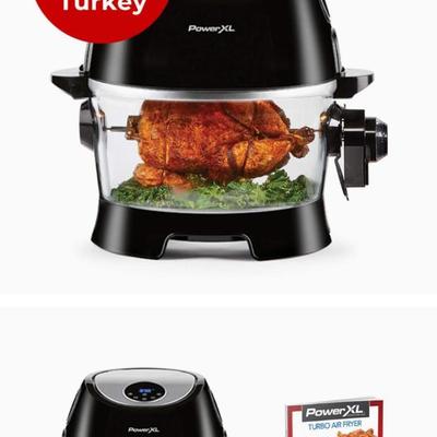 Power XL 10qt multi cooker Glass Air Fryer/Rotisserie/Roaster/Dehydrator/Etc.
