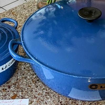 Le Creuset 31 enamel cast iron with Lid Made in FRANCE