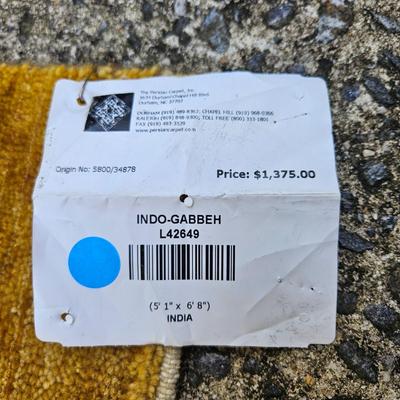 Indo-Gabbeh 100% Wool Rug from The Persian Rug, Inc. (L-DW)