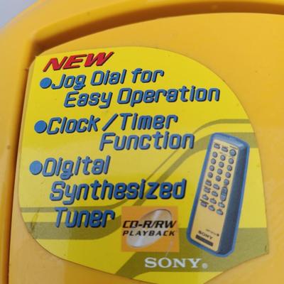 Sony CD Radio cassette-corder with CD player Model CDF-E75
