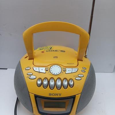 Sony CD Radio cassette-corder with CD player Model CDF-E75