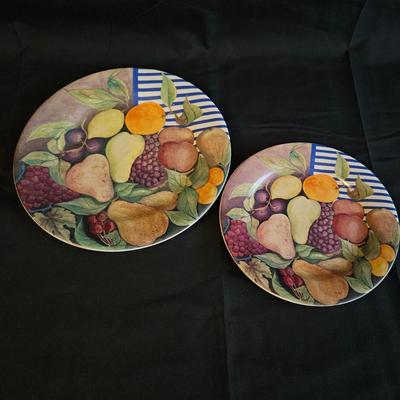 La Ronde Des Fruits Plates by FaÃ¯encerie de Gien (L-DW)