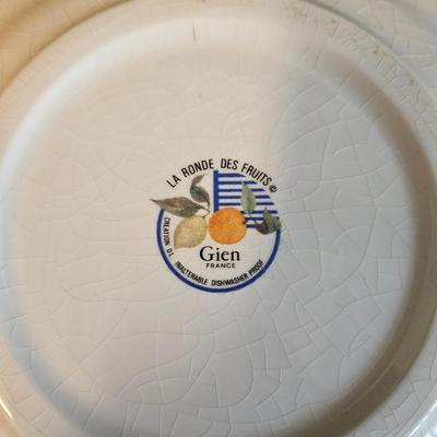 La Ronde Des Fruits Plates by FaÃ¯encerie de Gien (L-DW)