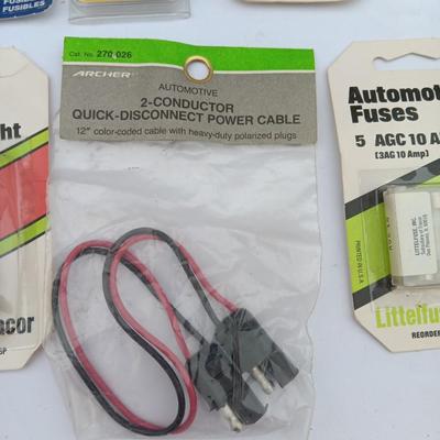 Electrical hardware - fuses - warning lights - wire - Automotive wire and more