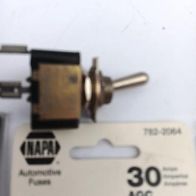 Electrical hardware - fuses - warning lights - wire - Automotive wire and more