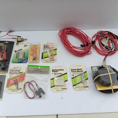 Electrical hardware - fuses - warning lights - wire - Automotive wire and more
