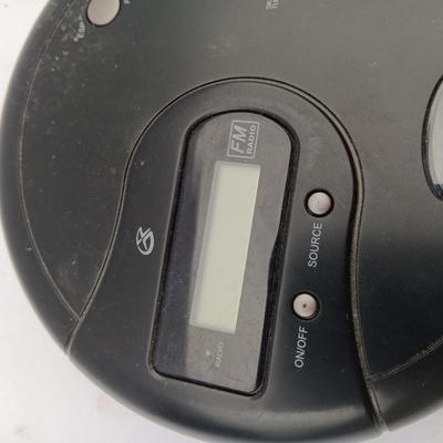 Small electronics - Personal CD Player with FM Radio - and Realistic Minisette - 9 player
