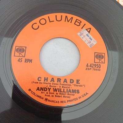 SIX 45 LP Records - Andy Williams - Anita Ward - Bonnie Tyler and more