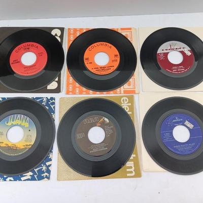 SIX 45 LP Records - Andy Williams - Anita Ward - Bonnie Tyler and more