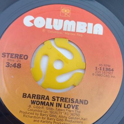 SIX 45 LP Records - Gary Stites - Barbara Streisand -Howard Jones - Nilsson and more