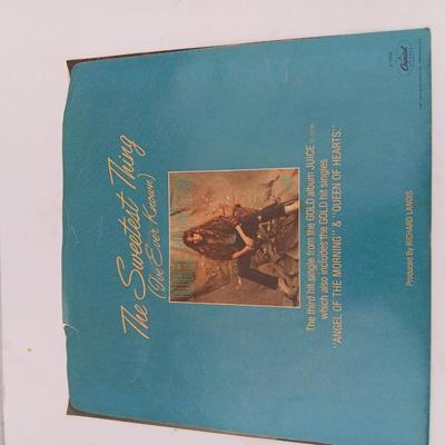 Two 45 LP Records - Juice newton and John Travolta with original sleeves
