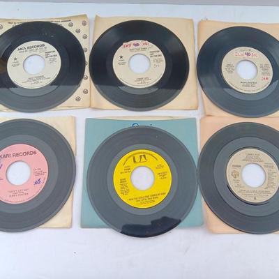 SIX 45 LP Records -Jerry Foster -Bobby Wright - Tommy Roe and more